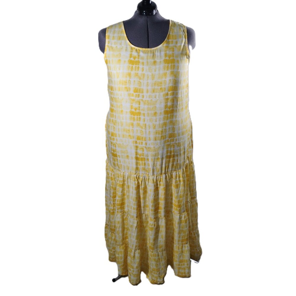 💛 Frazzle Plus Size Sleeveless Maxi Dress – XXL 💛